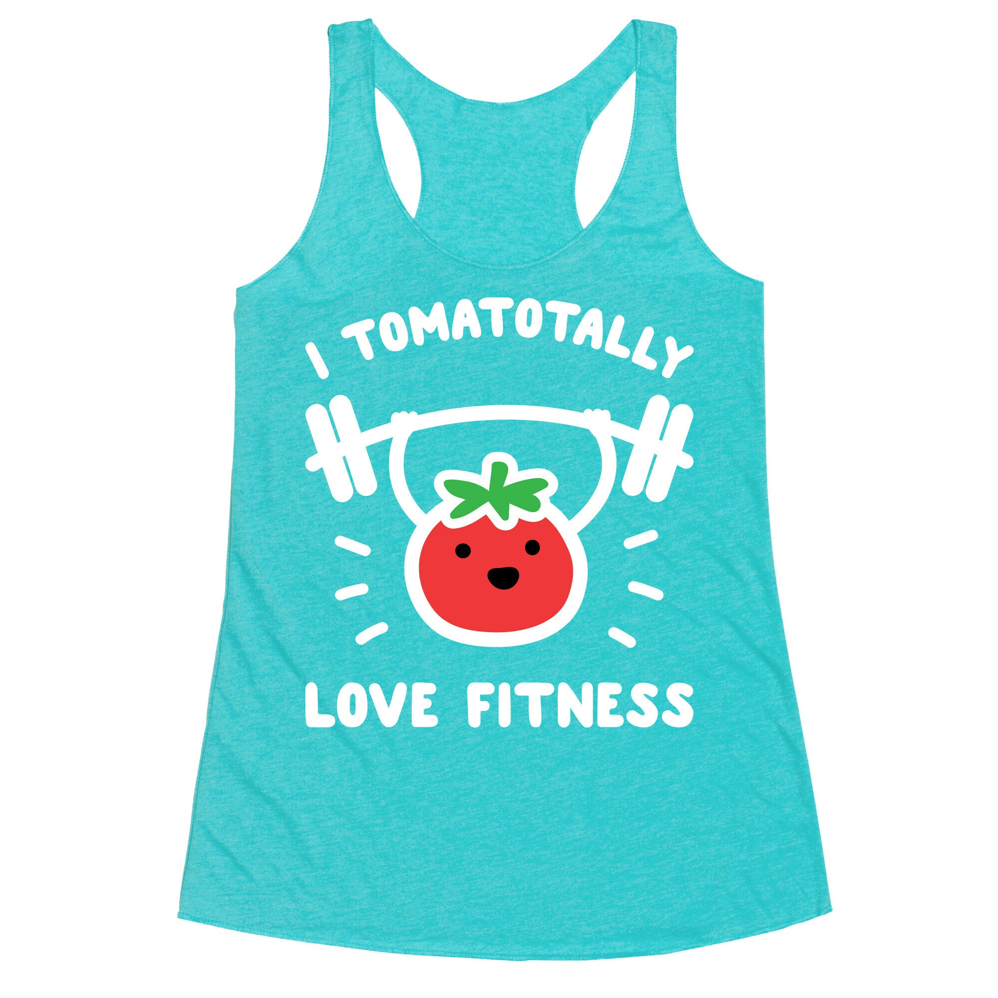 I Tomatotally Love Fitness Racerback Tank